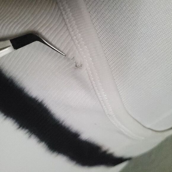 Levi’s tie dye High Neck Tank Top Womens Medium Black and White - Picture 13 of 13